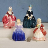 4 Royal Doulton Child Figurines- Cherie HN 2341, Goody Two Shoes HN 2037, Valerie HN 2107, Marie HN