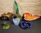 6 Pcs. Vintage Murano & Czech Art Glass