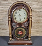 Antique Wood Mantle Clock