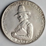 1920-D BU Pilgrim US Silver Commemorative Half Dollar