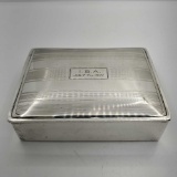 Webster Sterling Silver Cigarette Box/Trinket Casket