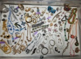 Case Lot of Vintage Costume Jewelry