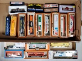 22 vintage HO Billboard Box Cars and More