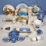 25 PCS Decorative Porcelain including Wedgwood, Lenox, Franciscan and More