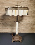 Table Lamp Stained Glass Shade