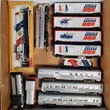 Bachmann Spirit of '76 6 pc, and Burlington 5 Pc HO Train Sets