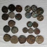 25 Mid 1800 Morocco Falus Bronze coins