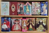 11 Collectible Barbie Dolls in Orig. Boxes