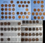 Complete Whitman and Dansco Canadian Large Cent Albums, most years present