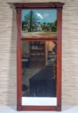 Federal Style Reverse Pained Wall Mirror