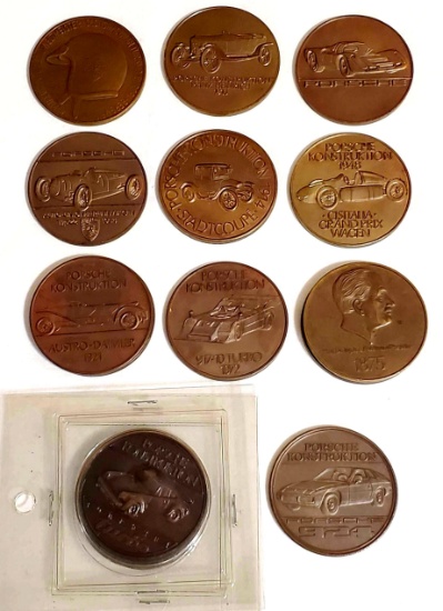 Christophorus Calendar Porsche Coins 1967-77