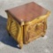 Italian Solid Wood Gold Gilt End Table