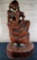 Naive Style Wood Carving Of Indigenous Woman