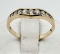 14k Gold Diamond V-Shape Ring