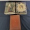 3 Photo Albums incl. 2 Victorian Celuloid Cover Photo Albums And Some Photographs