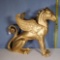 Golden Griffin / Eagle Lion Aluminum Statue