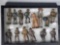 Case of 14 Grey Metal Cast Iron Cowboys, Indians, Toy Soldiers and More