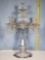 Heisey 5 light Candelabra with 5 bobeches & 50 prisms
