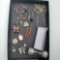 Collection of Sterling Silver Charms & Kaleidoscope Pendant