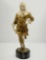 Rudolf Marcuse (1878-1929) Gilt Bronze & Ivory Statue 