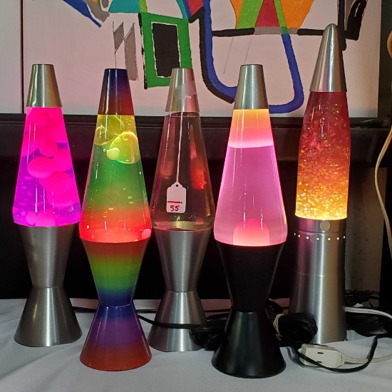 5 Lava Lamps
