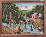 Haitian Painting By Rony 