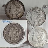 4 1894-O US Morgan Silver Dollars