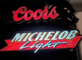 Beer Advertising Lights -Coors & Michelob Light