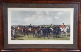 Antique Framed Equestrian 