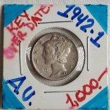 RARE! 1942/1 Overdate Mercury Dime