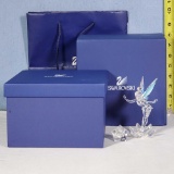 Swarovski Crystal Disney Tinkerbell 2008 LE Figurine and Star name Display 905780