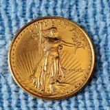 1/4 Oz $10 American Gold Eagle High MS Grade Coin 1986