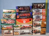 15 Texaco Annual Collector's Series of Truck Banks, 1994-2004 with Some Special Editions