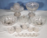 17 Pcs Heisey Fandango #1201 EAPG Glassware