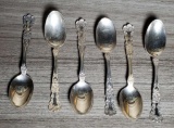 6 Gorham Sterling Silver Teaspoons