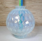Empoli Italian Opalescent Optic Vase