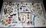 Case Lot of Great Costume Jewelry incl. Signed