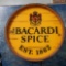 Electric Ron Bacardi Spice Barrel Advertising Sign