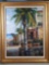 JC Seo oil on Canvas Florida Architectural Beach Landscape Painting