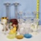 16 Pcs Victorian, Elegant, EAPG and Figural Glass