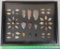 Shadow Box Display of Native American Arrowheads