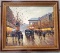 M. Santos Oil On Canvas Perisian Street Scene