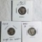 3 Key Date and Scarce Mercury Dimes - 1921-D and 2 1931-D (1 with Die Rotation)