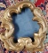 Store Display Gold Gilt Chalk Framed Wall Shadow Box Shelf