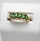 14k Gold Emerald Marquis Ring