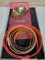 1980's Alexis Kirk Shell Design Belt Buckle w/ 4 Interchangeable Leather Belts & Felt Bag