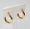 10k Yellow Gold Hoop Earrings