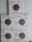 5 Misc Shield Nickel Repunched Date Die Error Varieties