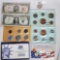 Tray of US Proof Coin Sets, Silver Certificates and more
