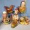 Vintage FP and Pressed Tin Litho Toys and Decorations